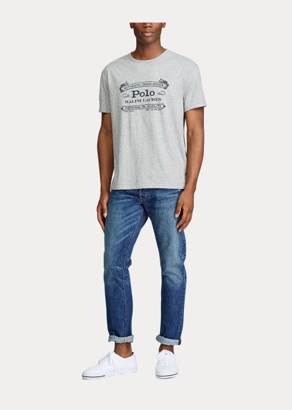 Men's Polo Ralph Lauren Classic Fit Graphic T Shirts | 294583KBI